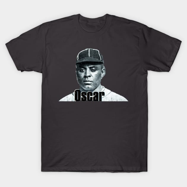 Salute to Oscar Charleston Design T-Shirt by Bleeding Yankee Blue